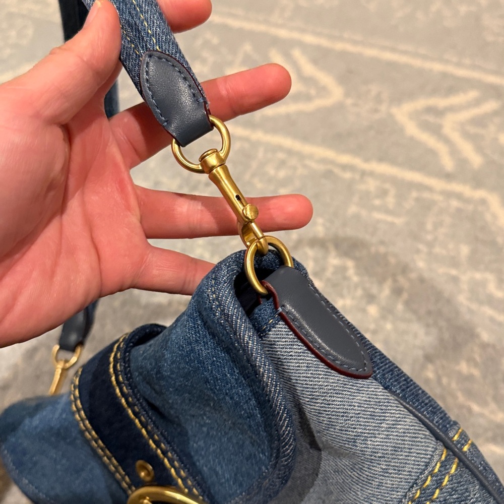 Coach signature denim soho bag - Picture 4 of 12